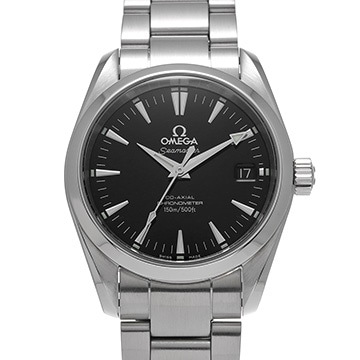オメガ シーマスター アクアテラ コーアクシャル ミッドサイズ 2504.50 ブラック メンズ 時計 【中古】【wristwatch】