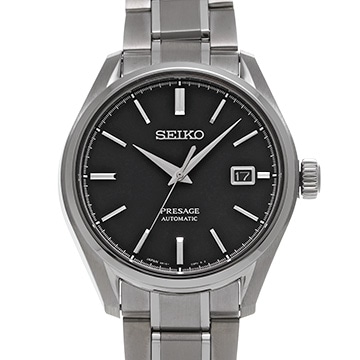 セイコー プレザージュ SARX057 ブラック メンズ 時計 【中古】【wristwatch】