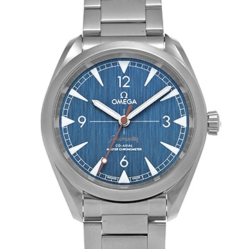 オメガ シーマスター レイルマスター コーアクシャル マスタークロノメーター 220.10.40.20.03.001 ブルー メンズ 時計 【中古】【wristwatch】