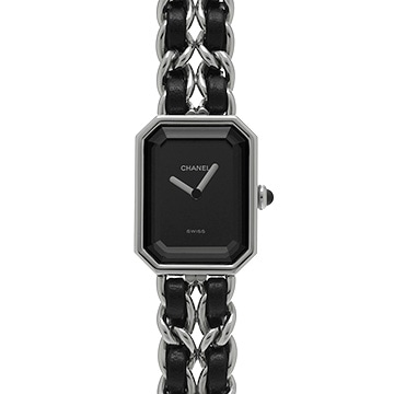 シャネル プルミエール M H0451 ブラック レディース 時計 【中古】【wristwatch】