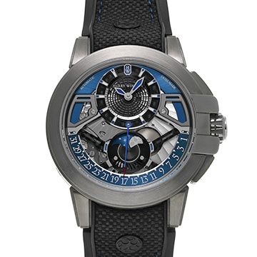 ハリー ウィンストン プロジェクト Z13 OCEAMP42ZZ001 ブルー メンズ 時計 【中古】【wristwatch】