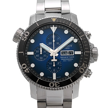 ティソ シースター 1000 プロフェッショナル T120.614.11.041.00 ブルー メンズ 時計 【中古】【wristwatch】