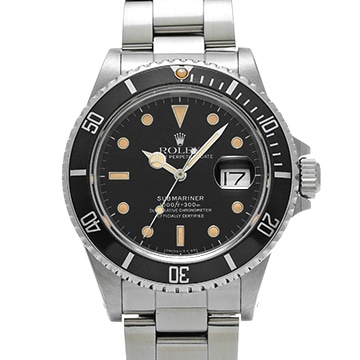 ロレックス サブマリーナ デイト 168000 ブラック メンズ 時計 【中古】【wristwatch】