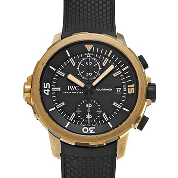 IWC アクアタイマー クロノグラフ エクスペディション チャールズ・ダーウィン IW379503 ブラック メンズ 時計 【中古】【wristwatch】