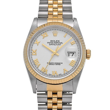 ロレックス デイトジャスト 16233 ホワイト メンズ 時計 【中古】【wristwatch】