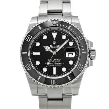 ロレックス サブマリーナ デイト 116610LN ブラック メンズ 時計 【中古】【wristwatch】