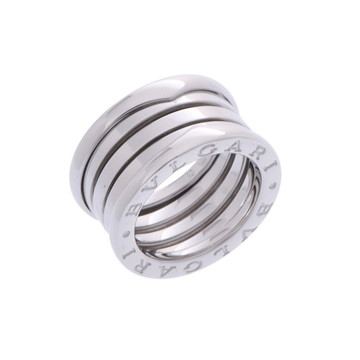 ブルガリ B.ZERO1 リング #49 シルバー K18ホワイトゴールド WG レディース ジュエリー 【中古】【jewelry】