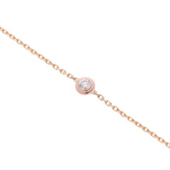 カルティエ ダムールブレスレット XS ゴールド K18ピンクゴールド PG レディース ジュエリー 【中古】【jewelry】