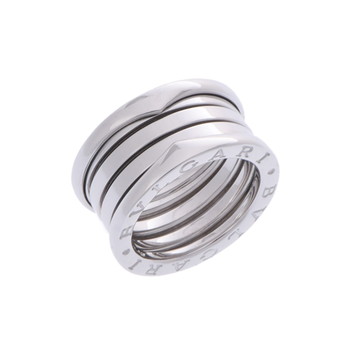 ブルガリ B.ZERO1 リング #50 シルバー K18ホワイトゴールド WG レディース ジュエリー 【中古】【jewelry】