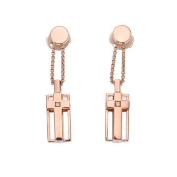 ロジェ デュブイ フォローミーピアス ゴールド K18ピンクゴールド PG レディース ジュエリー 【中古】【jewelry】