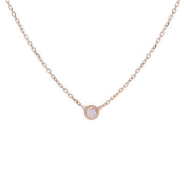 カルティエ ダムール ネックレス SM ゴールド K18ピンクゴールド PG レディース ジュエリー 【中古】【jewelry】