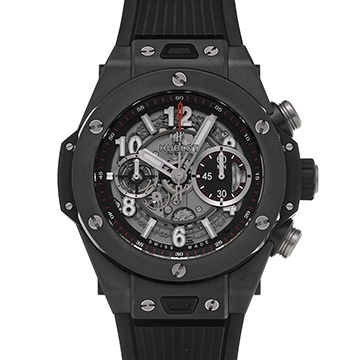 ウブロ ビッグ・バン ウニコ ブラックマジック 411.CI.1170.RX マットブラックスケルトン メンズ 時計 【中古】【wristwatch】