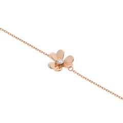 ヴァン クリーフ&アーペル フリヴォルブレスレット ゴールド VCARPOJ200 K18イエローゴールド YG レディース ジュエリー 【中古】【jewelry】