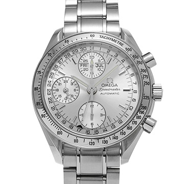 オメガ スピードマスター トリプルカレンダー 3523.30 シルバー メンズ 時計 【中古】【wristwatch】