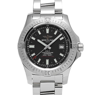 ブライトリング コルト オートマチック A173882Y/BE66 ブラック メンズ 時計 【中古】【wristwatch】