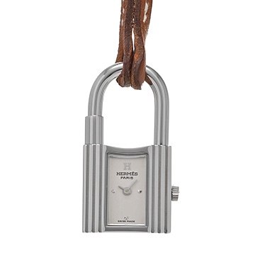 エルメス ケリー クロシェット KE1.210 シルバー レディース 時計 【中古】【wristwatch】