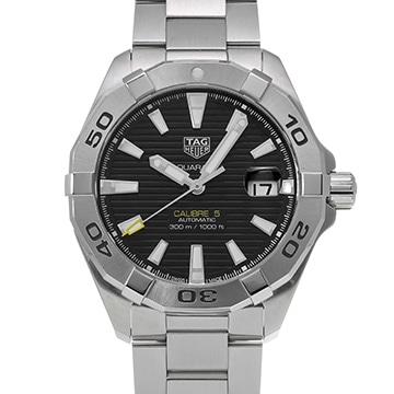 タグ ホイヤー アクアレーサー キャリバー5 WBD2110.BA0928 ブラック メンズ 時計 【中古】【wristwatch】