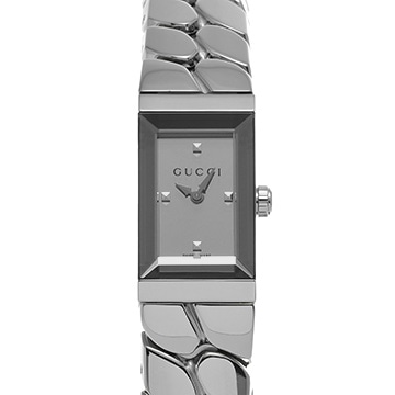 グッチ G フレーム YA147507 シルバー メンズ 時計 【中古】【wristwatch】
