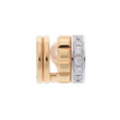 ブシュロン キャトル ラディアント オープンロー シングル クリップイヤリング JCO01373 K18イエローゴールド YG/K18ホワイトゴールド WG レディース ジュエリー 【中古】【jewelry】