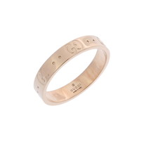 グッチ アイコンリング  ゴールド K18イエローゴールド YG レディース ジュエリー 【中古】【jewelry】