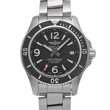 ブライトリング スーパーオーシャン オートマチック 42 A17366021B1A1 ブラック メンズ 時計 【中古】【wristwatch】