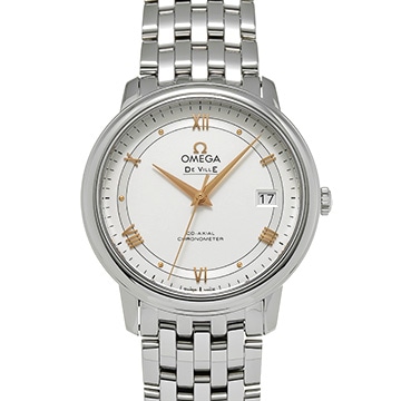 オメガ デ・ヴィル プレステージ コーアクシャル 424.10.37.20.02.002 シルバー メンズ 時計 【中古】【wristwatch】