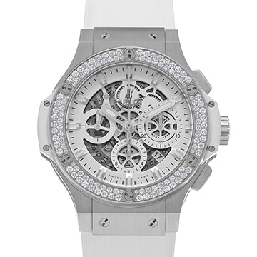 ウブロ ビッグバン アエロバン オールホワイト ダイヤモンド 311.SE.2010.RW.1104.JSM12 ホワイト メンズ 時計 【中古】【wristwatch】