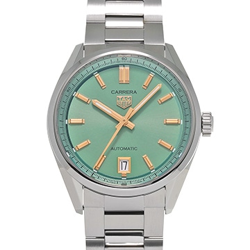 タグ ホイヤー カレラ キャリバー7 デイト WBN2312.BA0001 グリーン メンズ 時計 【中古】【wristwatch】