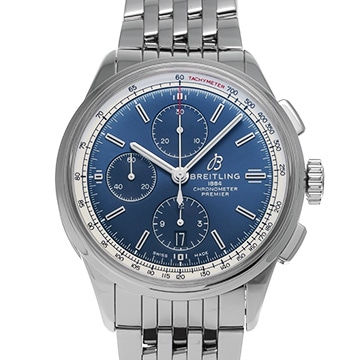 ブライトリング プレミエ クロノグラフ 42 A13315351C1A1 ブルー メンズ 時計 【中古】【wristwatch】