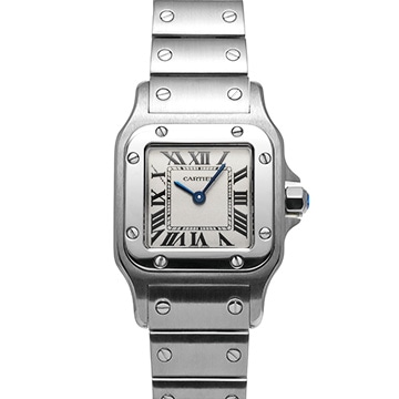 カルティエ サントスガルベ SM W20056D6 シルバー レディース 時計 【中古】【wristwatch】