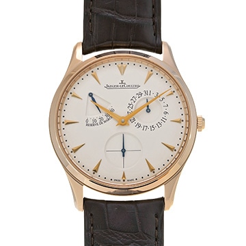 ジャガー ルクルト マスター ウルトラスリム リザーブ・ド・マルシェ Q1372520 エッグシェルベージュ メンズ 時計 【中古】【wristwatch】