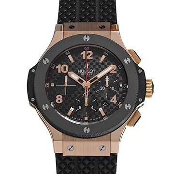 ウブロ ビッグバン ゴールド セラミック 301.PB.131.RX ブラックカーボン メンズ 時計 【中古】【wristwatch】
