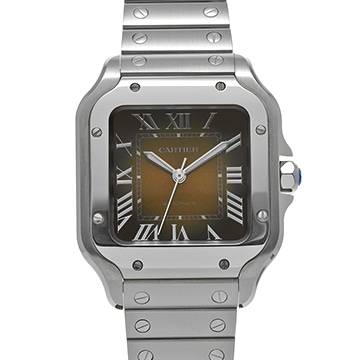カルティエ サントス ドゥ カルティエ MM WSSA0065 ブラウン・グラデーション メンズ 時計 【中古】【wristwatch】