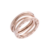 ブルガリ B.ZERO1レジェンド リング #61 ゴールド K18ピンクゴールド PG レディース ジュエリー 【中古】【jewelry】