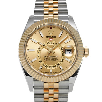 ロレックス スカイドゥエラー 336933 シャンパン メンズ 時計 【新品】【wristwatch】