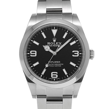 ロレックス エクスプローラー 214270 ブラック メンズ 時計 【中古】【wristwatch】