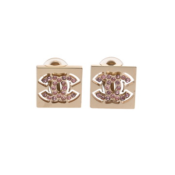 シャネル ゴールド/ピンク GP/ラインストーン レディース ジュエリー 【中古】【jewelry】