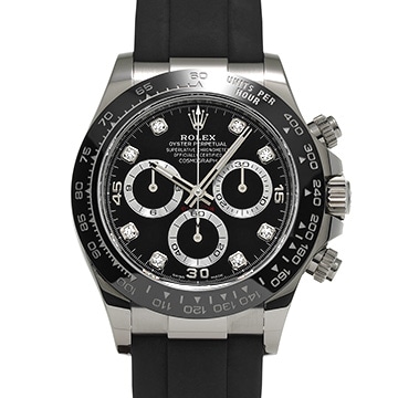 ロレックス コスモグラフ デイトナ 116519LNG ブラック/ダイヤモンド メンズ 時計 【中古】【wristwatch】