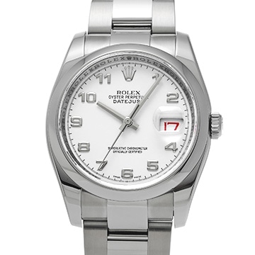 ロレックス デイトジャスト 116200 ホワイト メンズ 時計 【中古】【wristwatch】