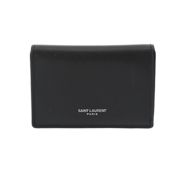 イヴ サンローラン クラシックサンローラン ビジネスカードケース ブラック TGR469338 スムースレザー ユニセックス 【中古】【other】