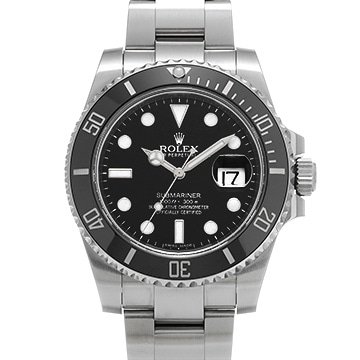 ロレックス サブマリーナ デイト 116610LN ブラック メンズ 時計 【中古】【wristwatch】
