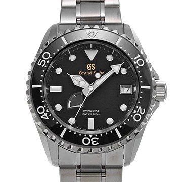 グランドセイコー スポーツコレクション スプリングドライブ SBGA463 ブラック メンズ 時計 【中古】【wristwatch】