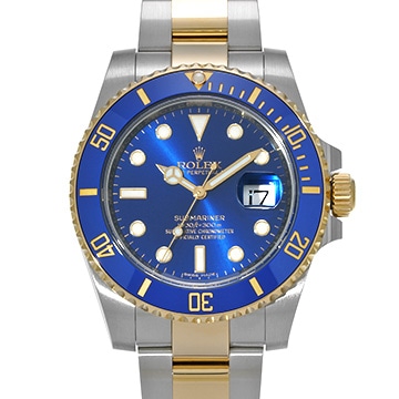 ロレックス サブマリーナ デイト 116613LB ブルー メンズ 時計 【中古】【wristwatch】