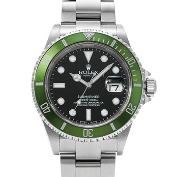 ロレックス サブマリーナ デイト 16610LV ブラック メンズ 時計 【中古】【wristwatch】