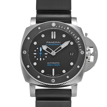パネライ サブマーシブル PAM00683 ブラック メンズ 時計 【中古】【wristwatch】