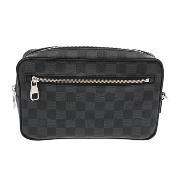 ルイ ヴィトン ダミエグラフィット ポシェット カサイ ブラック N41664 ダミエグラフィットキャンバス メンズ バッグ 【中古】【bag】