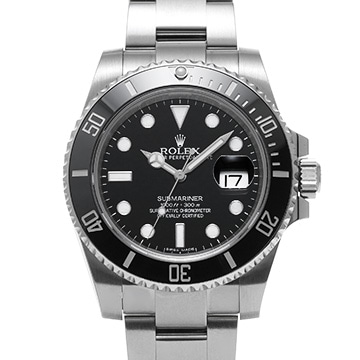 ロレックス サブマリーナ デイト 116610LN ブラック メンズ 時計 【中古】【wristwatch】