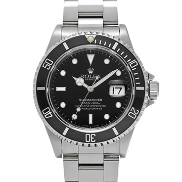 ロレックス サブマリーナ デイト 16610 ブラック メンズ 時計 【中古】【wristwatch】