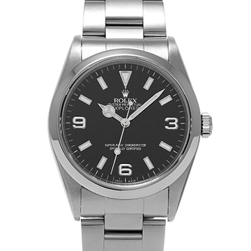 ロレックス エクスプローラー 14270 ブラック メンズ 時計 【中古】【wristwatch】