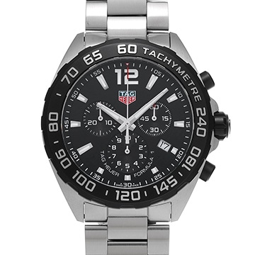 タグ ホイヤー フォーミュラ1 クォーツ クロノグラフ CAZ1010.BA0842 ブラック メンズ 時計 【中古】【wristwatch】